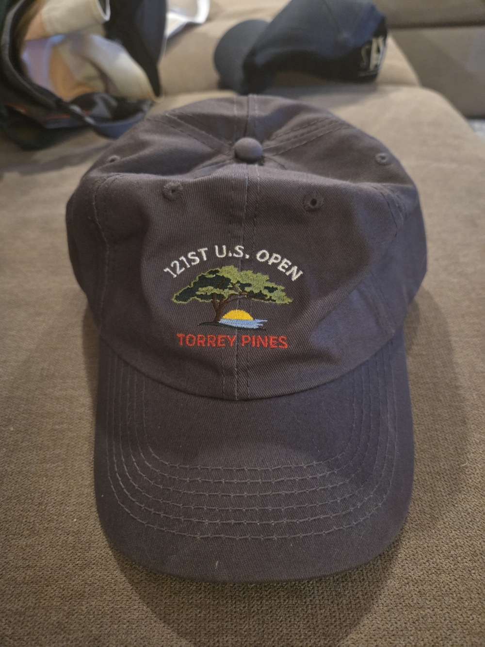 Torrey Pines 121st U.S. Open Navy Embroidered Baseball Cap